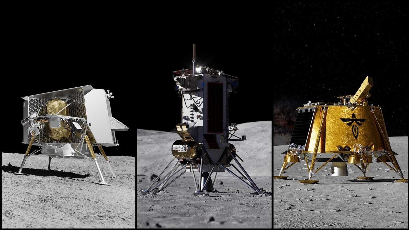 NASA awards nearly $600 million in lunar lander missions