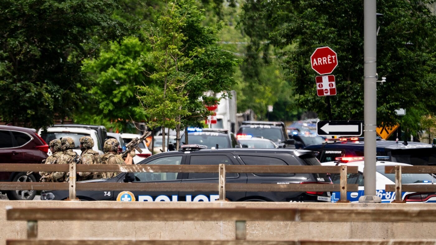 Gunman kills an officer at a Montreal hotel : NPR