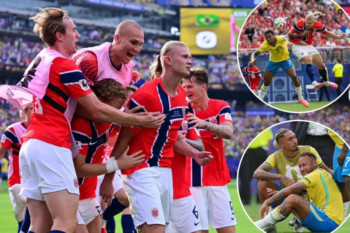 Erling Haaland propels Norway to World Cup upset of Brazil
